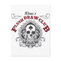 Flush Draw Club postcards by brev87 Flush Draw Club postcards