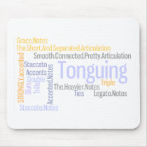 Flute Articulations Mouse Pad
