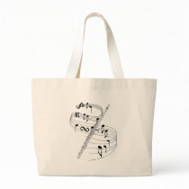 Flute Canvas Bags