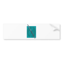 flute bumper sticker