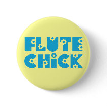 Flute Chick buttons by marchingbandstuff Flute Chick buttons