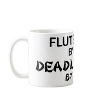 Flute Chick Deadly Ninja by Night Coffee Mugs