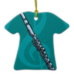 flute christmas tree ornament