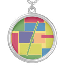 Flute Colorblocks Necklace