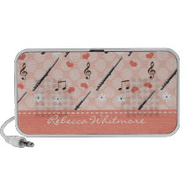 Flute Doodle Speaker Personalized