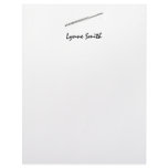 Flute "Drawing" Personalized letterhead