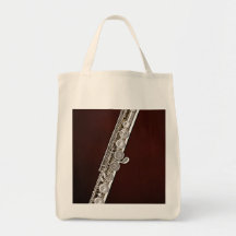 Flute Flutist Musician Shopping Bag