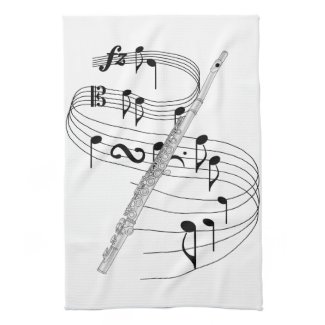 Flute Hand Towels
