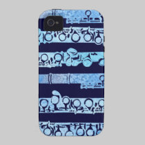 Flute Keys in Blue casemate cases