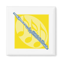 Flute Refrigerator Magnets