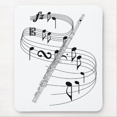 Flute mousepads