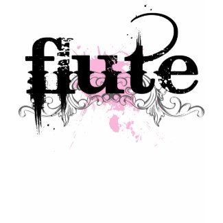 Flute Music Grunge T-shirt shirt