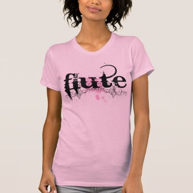 Flute Music Grunge T-shirt