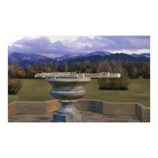 Flute on Marble Vase 2a print