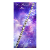 Flute or Flutist Musician Photo Card