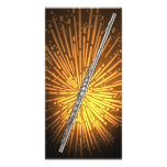 Flute or Flutist Musician Photo Card photo cards