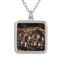 Flute Photo Necklace