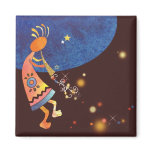 Flute-Playing Kokopelli Magnets