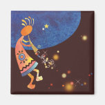 Flute-Playing Kokopelli Magnets