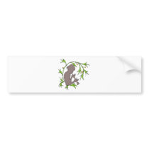 Flute Playing Sprite bumper stickers