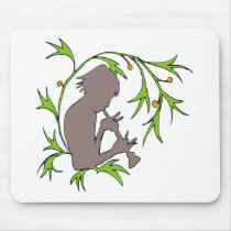 Flute Playing Sprite Mouse Pads
