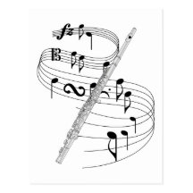 Flute Post Card
