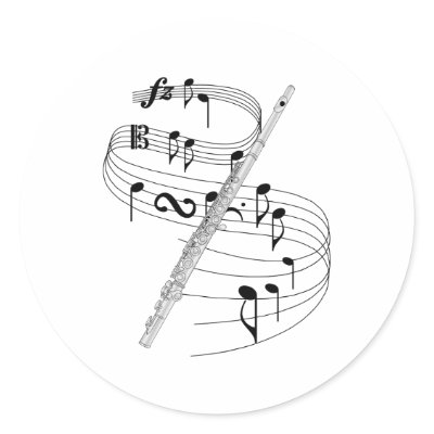 Flute stickers