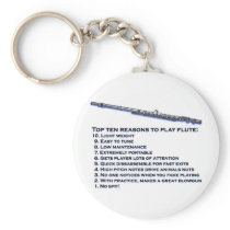 Flute Top 10 Key Chain