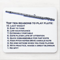 Flute Top 10 mousepads by MarchingBand Flute Top 10 mousepads