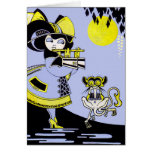Flutist and the Monkey Greeting Cards