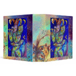 FLUTIST IN BLUE / Venetian Carnival Night 3 Ring Binder