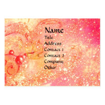 FLUTIST,<pink,fuchsia,yellow Business Card Template