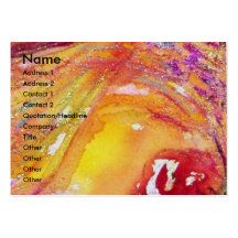 FLUTIST, Red Rose Business Card Template