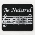 Flutists Know How to Be Natural Mouse Pad
