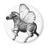 Flutter Zebra magnets by Rfarrelldesign Flutter Zebra magnets