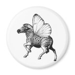 Flutter Zebra magnets by Rfarrelldesign Flutter Zebra magnets