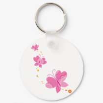 FLUTTERBY BUTTERFLIES :: series of three 1 keychains