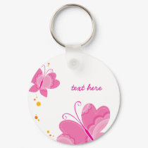 FLUTTERBY BUTTERFLIES :: series of three 1 keychains