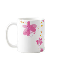 FLUTTERBY BUTTERFLIES :: series of three 1 mugs by simplysweetart FLUTTERBY BUTTERFLIES :: series of three 1 mugs