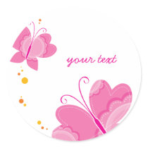 FLUTTERBY BUTTERFLIES :: series of three 1 stickers by simplysweetart FLUTTERBY BUTTERFLIES :: series of three 1 stickers