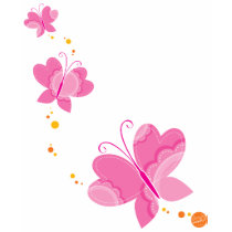 FLUTTERBY BUTTERFLIES :: series of three 1 t-shirts
