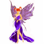 Flutterby Fae (Damson) Acrylic Sculpture Photo Cut Outs