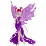 Flutterby Fae (Grape) Acrylic Sculpture Photo Cut Out