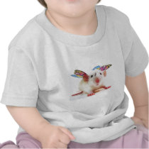 Flutterby rats! t-shirts