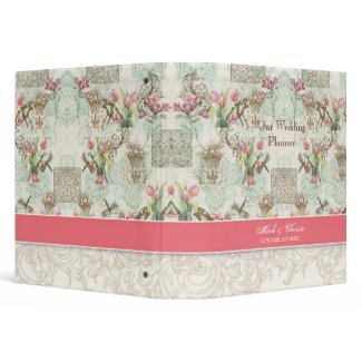 Flutterbyes 'n Tulips Elegant Wedding Binder 2.2