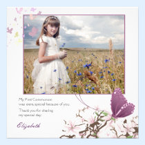 Fluttering Butterflies, Photo invitations