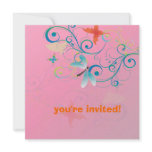 Fluttering by. dragon fly/contemporary Invitations