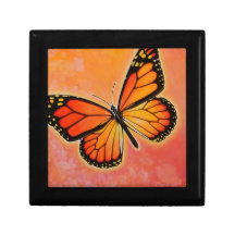 Fluttering Monarch Butterfly gift box