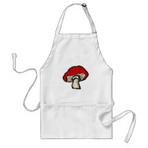 Fly agaric mushroom toadstool mushroom apron