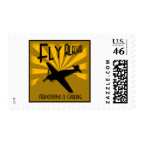 Fly Alaska postage